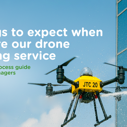 5 THINGS TO EXPECT WHEN YOU HIRE OUR DRONE CLEANING SERVICE   “A Complete Process Guide for Facility Managers”