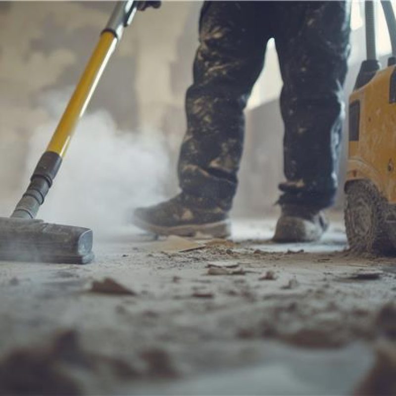 Post-construction cleaning
